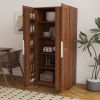 62.99in Kitchen Pantry Cabinet, White Freestanding Buffet Cupboards Sideboard with Doors & Shelves, Kitchen Pantry Storage Cabinet for Kitchen